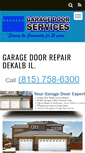 Mobile Screenshot of dekalbgaragedoors.com